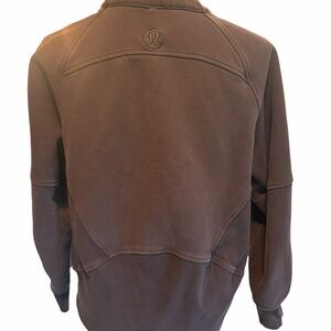 lululemon scuba  Brown Sweatshirt full zip xs/s